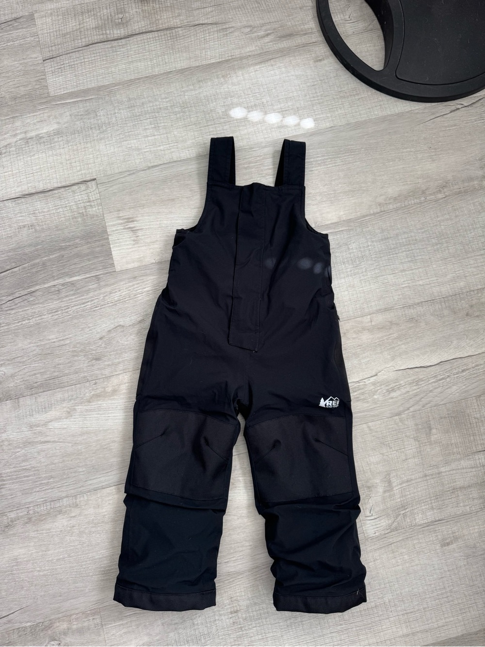 REI Toddler Black Insulated Snow Overalls Bibs